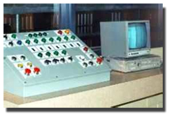 Custom control panels and monitors.
